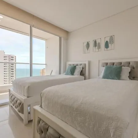 Apartamento Con Hermosa Vista Al Mar Muy Centrico Apartamento Cartagena