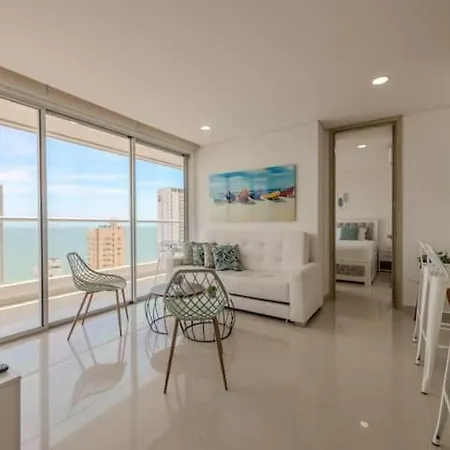 Apartamento Con Hermosa Vista Al Mar Muy Centrico * Cartagena