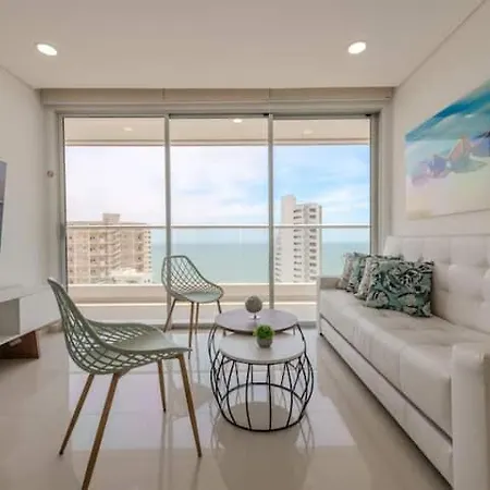 Apartamento Con Hermosa Vista Al Mar Muy Centrico Cartagena